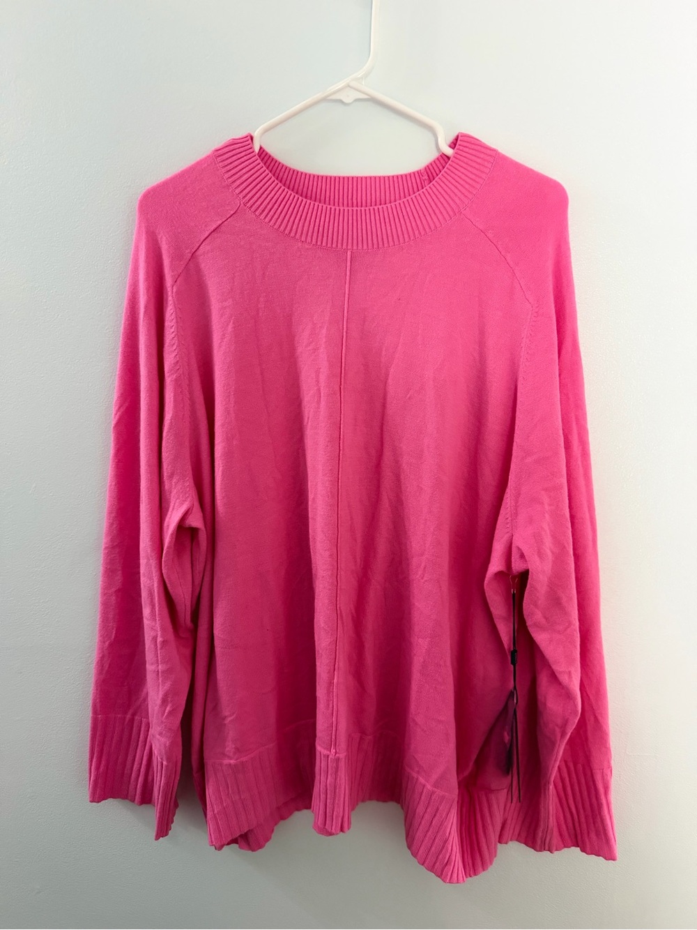 Cyrus Begonia Pink Oversized Sweater NWT 2X